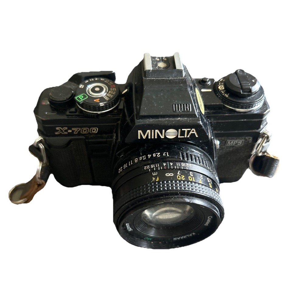 Minolta X-700 MPS 35mm SLR Camera Minolta MC 50mm 1:1.7 Lens AS IS PARTS REPAIR